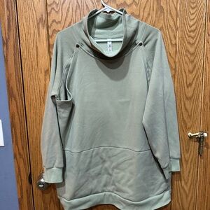 Latched Mama Green Sweatshirt